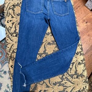 Joe's Jeans Dark Blue Ankle & Cropped Denim